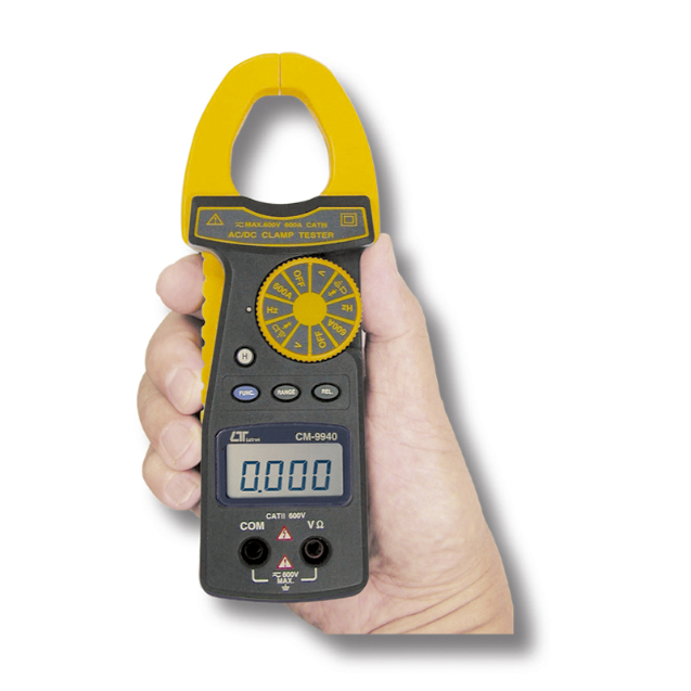 Lutron CM9940 Mini 600A AC/DC Clamp Meter Silicon Instrumentation
